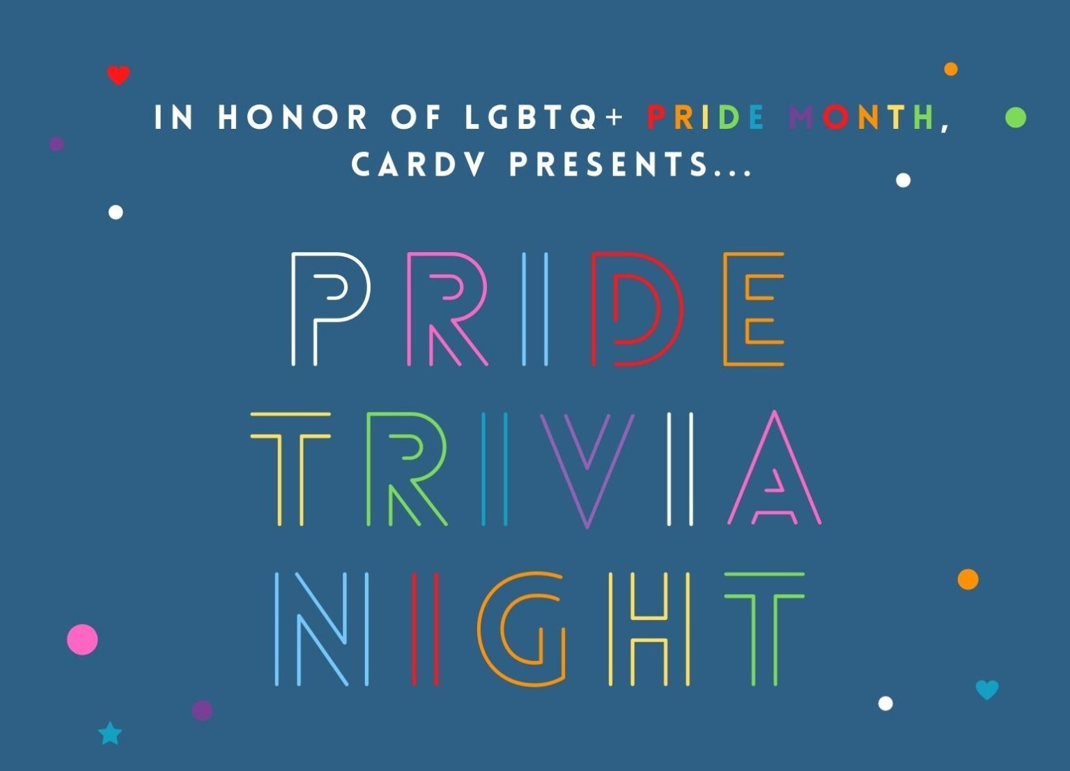 Wednesday, June 16th - Pride Trivia Night at Bombs Away | CARDV Corvallis